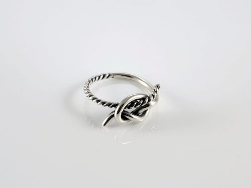 Knot Ring Sterling Silver 925, Love Knot Ring