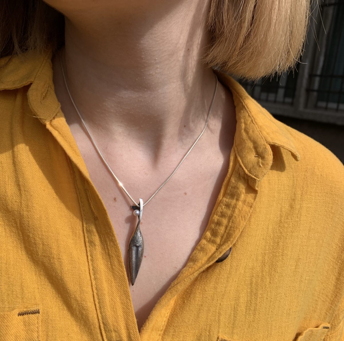 Pendant Women's Silhouette Sterling Silver 925