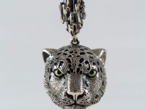 Pendant Snow Leopard Sterling Silver 925