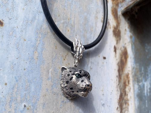 Pendant Snow Leopard Sterling Silver 925