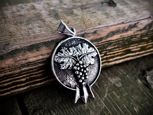 Armenian Pendant Pomegranate and Grape Silver 925