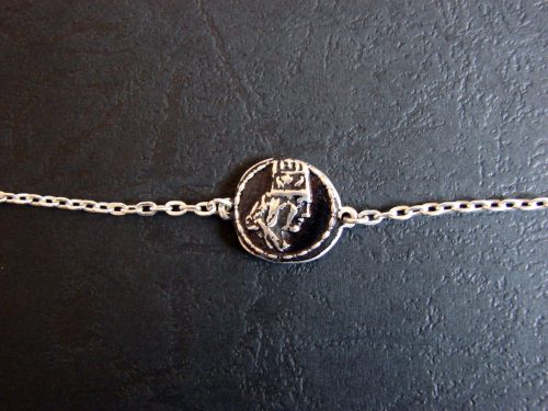 Bracelet Tigran the Great King of Armenia Sterling Silver 925, Tigran Mets Coin
