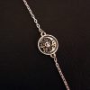 Sun and Moon Bracelet Sterling Silver 925, Day / Night Bracelet, Yin Yang Celestial Zodiac Mystic Charm Bracelet, Gift for Her