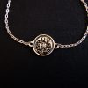 Sun and Moon Bracelet Sterling Silver 925, Day / Night Bracelet, Yin Yang Celestial Zodiac Mystic Charm Bracelet, Gift for Her