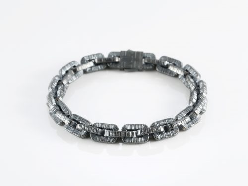 Anchor Chain Men's Bracelet Sterling Silver 925, Cable Brutalist Bracelet
