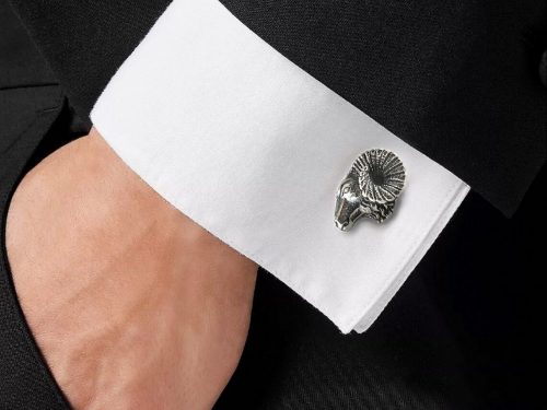 Cuff Links Aries Sterling Silver 925, Zodiac Sign Aries