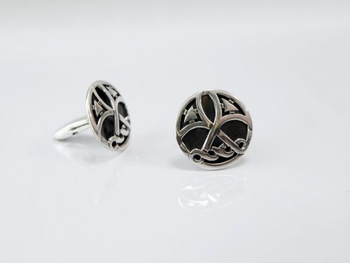 Silver Cufflinks for Men, Sterling Silver 925 Cuff Links, Armenian Handmade Jewelry, Gift for Husband, Groomsmen Gift, Wedding Gift for Him
